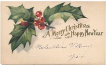 Master Alvin Vollmer calling card